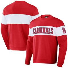 St. Louis Cardinals Darius Rucker Collection by Fanatics Stripe Pullover Sweatshirt Sale