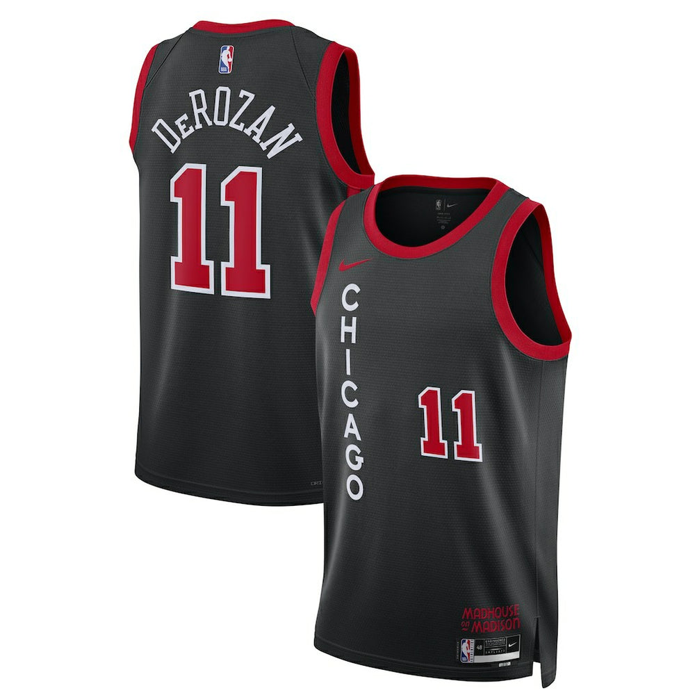 Nike DeMar DeRozan Chicago Bulls Unisex 2023/24 Swingman Jersey Black City Edition