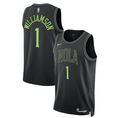 Nike Zion Williamson New Orleans Pelicans Unisex 2025/26 Swingman Jersey Black City Edition
