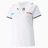 Puma - 2021-22 Italy Women Away Soccer Jersey - White