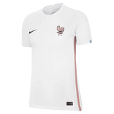 Nike - France Women's EC22 Away Soccer Jersey - White-Pink Glaze
