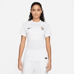Nike - France Women's EC22 Away Soccer Jersey - White-Pink Glaze
