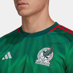 Adidas - 2022-23 Mexico Home Soccer Jersey - Green-Red