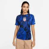 Nike - 2022-23 USA Away Women 4 Star Soccer Jersey Bright Blue-White