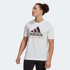 Adidas - 2022-23 Germany DNA Graphic Tee - White-Black