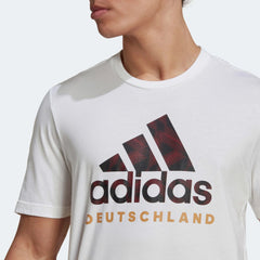Adidas - 2022-23 Germany DNA Graphic Tee - White-Black