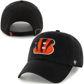Cincinnati Bengals '47 Brand Cleanup Adjustable Hat - Black - 47 brand