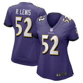 Ray Lewis Baltimore Ravens Women's Game Jersey - Purple - Nike