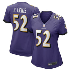 Ray Lewis Baltimore Ravens Women's Game Jersey - Purple - Nike