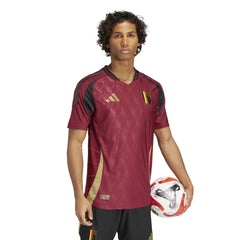 Adidas - 2024-25 Belgium Men's Authentic Home Soccer Jersey