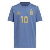 Adidas - 2026 Argentina Youth Messi Name And Number Tee