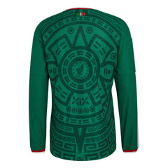 Adidas - 2026 Mexico Men's Authentic Home Long-Sleeve Soccer Jersey