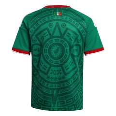 Adidas - 2026 Mexico Youth Stadium Home Soccer Jersey