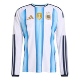 Adidas - 2026 Argentina Men's Authentic Home Long-Sleeve Soccer Jersey