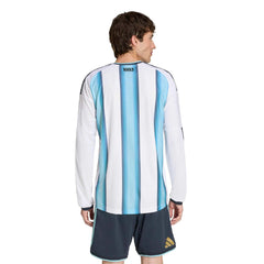Adidas - 2026 Argentina Men's Authentic Home Long-Sleeve Soccer Jersey