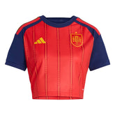 Adidas - 2026 Spain Women's Stadium Home Cropped Soccer Jersey