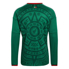 Adidas - 2026 Mexico Men's Stadium Home Long-Sleeve Soccer Jersey