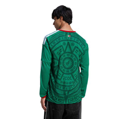 Adidas - 2026 Mexico Men's Stadium Home Long-Sleeve Soccer Jersey