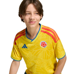 Adidas - 2026 Colombia Youth Stadium Home Soccer Jersey