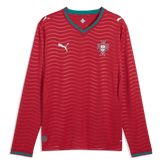 Puma - 2026 Portugal Men's Stadium Home Long-Sleeve Soccer Jersey