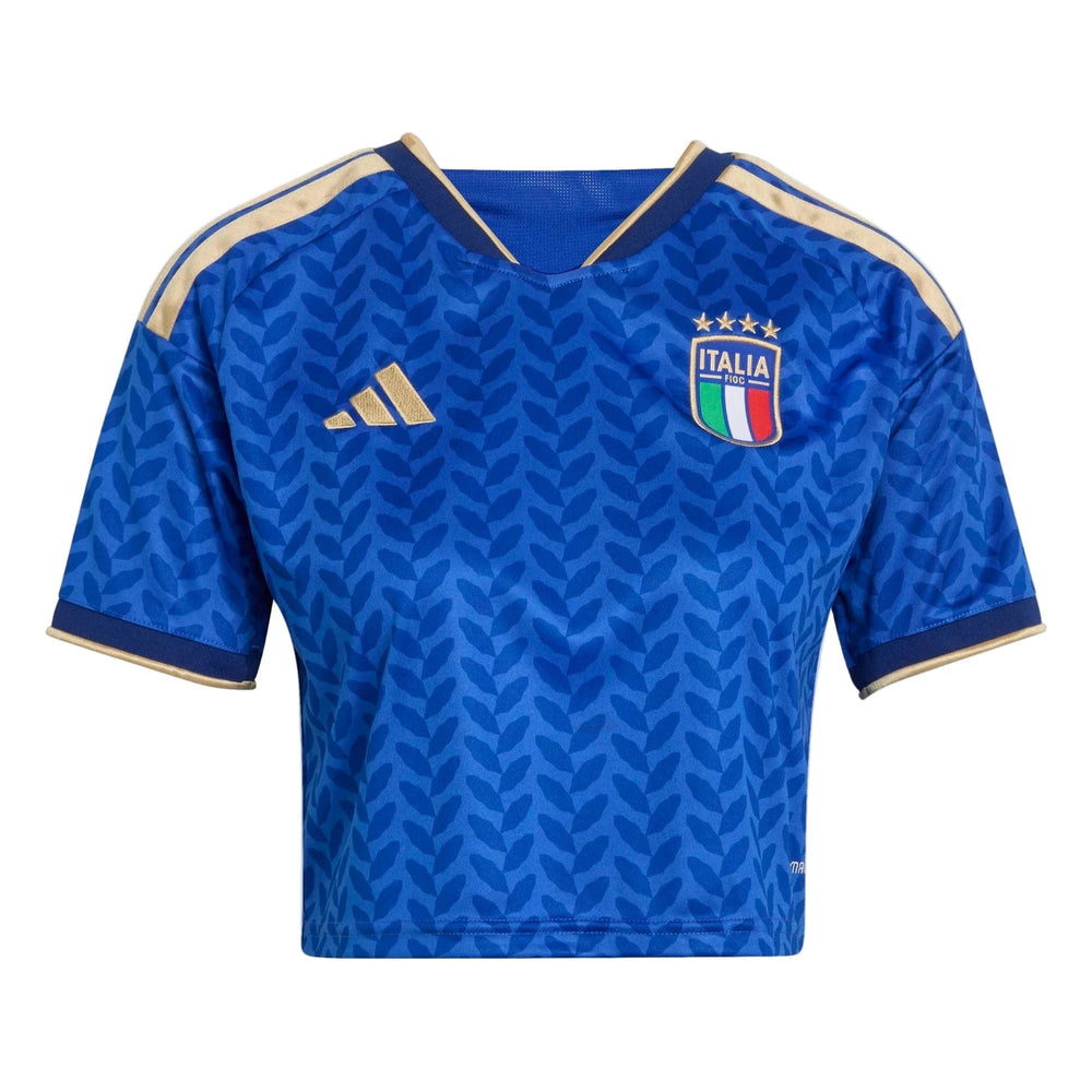 Adidas - 2026 Italy Women's Stadium Home Cropped Soccer Jersey