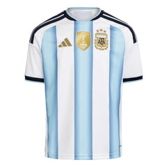 Adidas - 2026 Argentina Youth Stadium Home Soccer Jersey