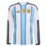 Adidas - 2026 Argentina Men's Stadium Home Long-Sleeve Soccer Jersey
