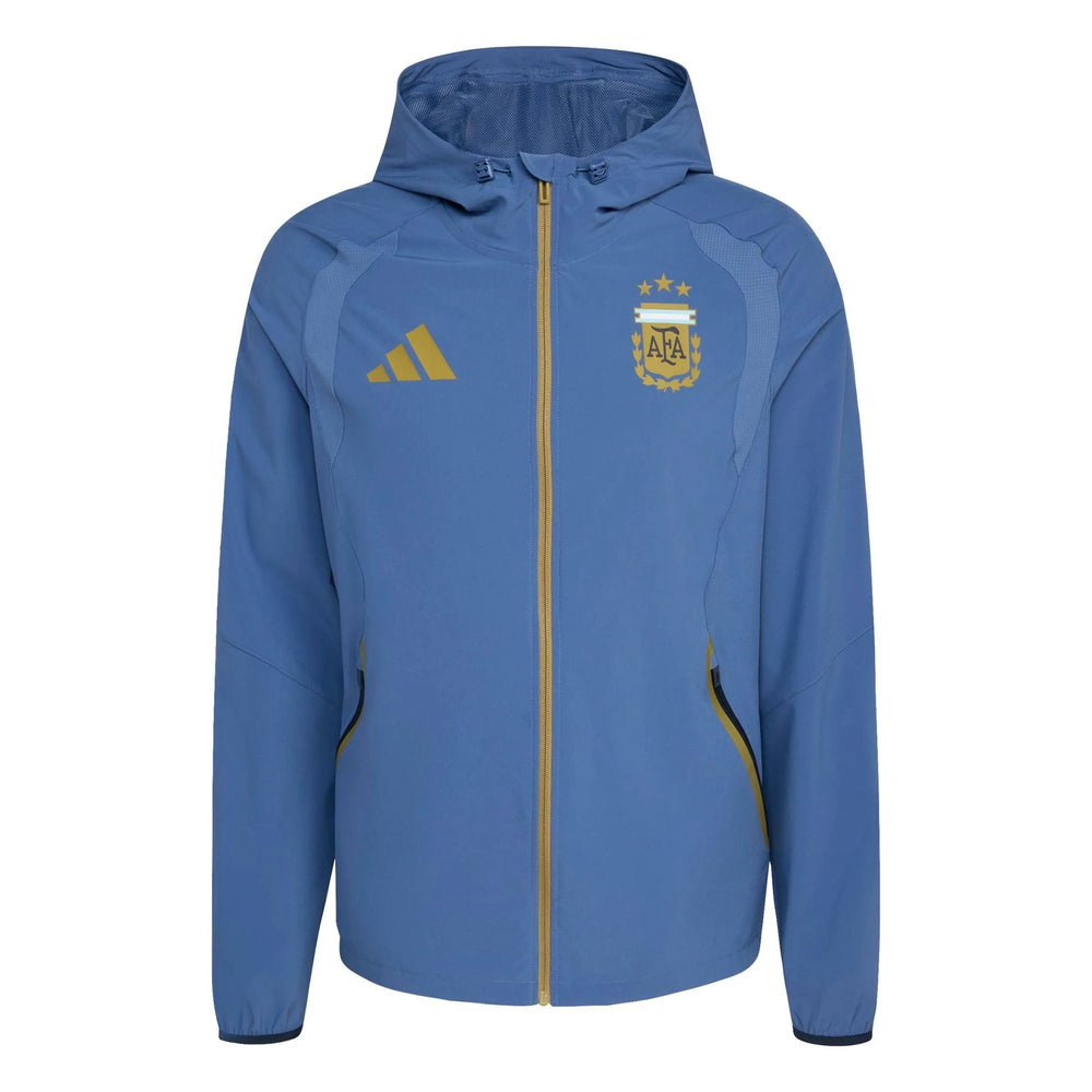 Adidas - 2026 Argentina Men's Tiro Travel Full Zip Windbreaker