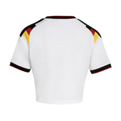 Adidas - 2026 Germany Women's Stadium Home Cropped Soccer Jersey