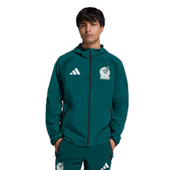 Adidas - 2026 Mexico Men's Tiro Travel Full Zip Windbreaker