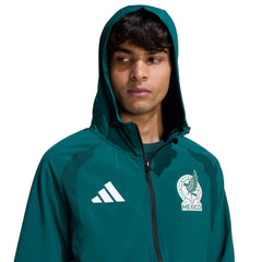 Adidas - 2026 Mexico Men's Tiro Travel Full Zip Windbreaker