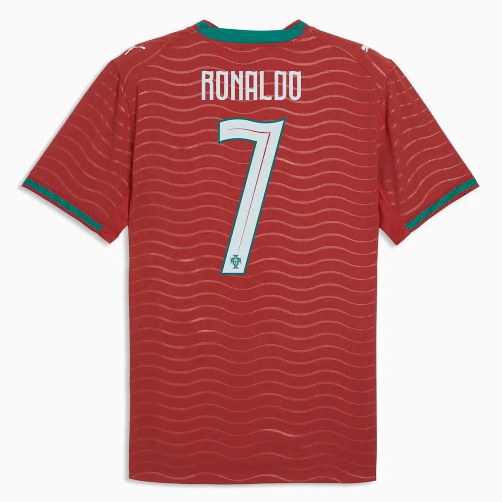 Puma - 2026 Portugal Men's Authentic Home Ronaldo #7 Soccer Jersey