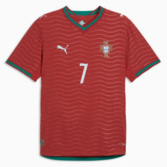 Puma - 2026 Portugal Men's Authentic Home Ronaldo #7 Soccer Jersey