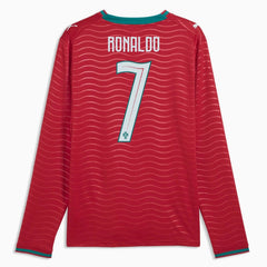 Puma - 2026 Portugal Men's Stadium Home Ronaldo #7 Long-Sleeve Soccer Je