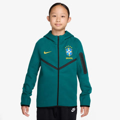 Nike - 2026-27 Brazil Youth Full-Zip Tech Fleece Hoodie
