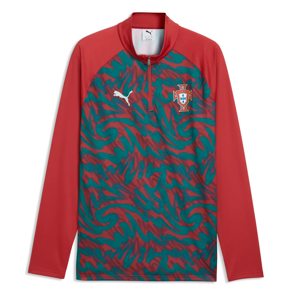 Puma - 2026-27 Portugal Men's 1/4 Zip Pre-Match Top