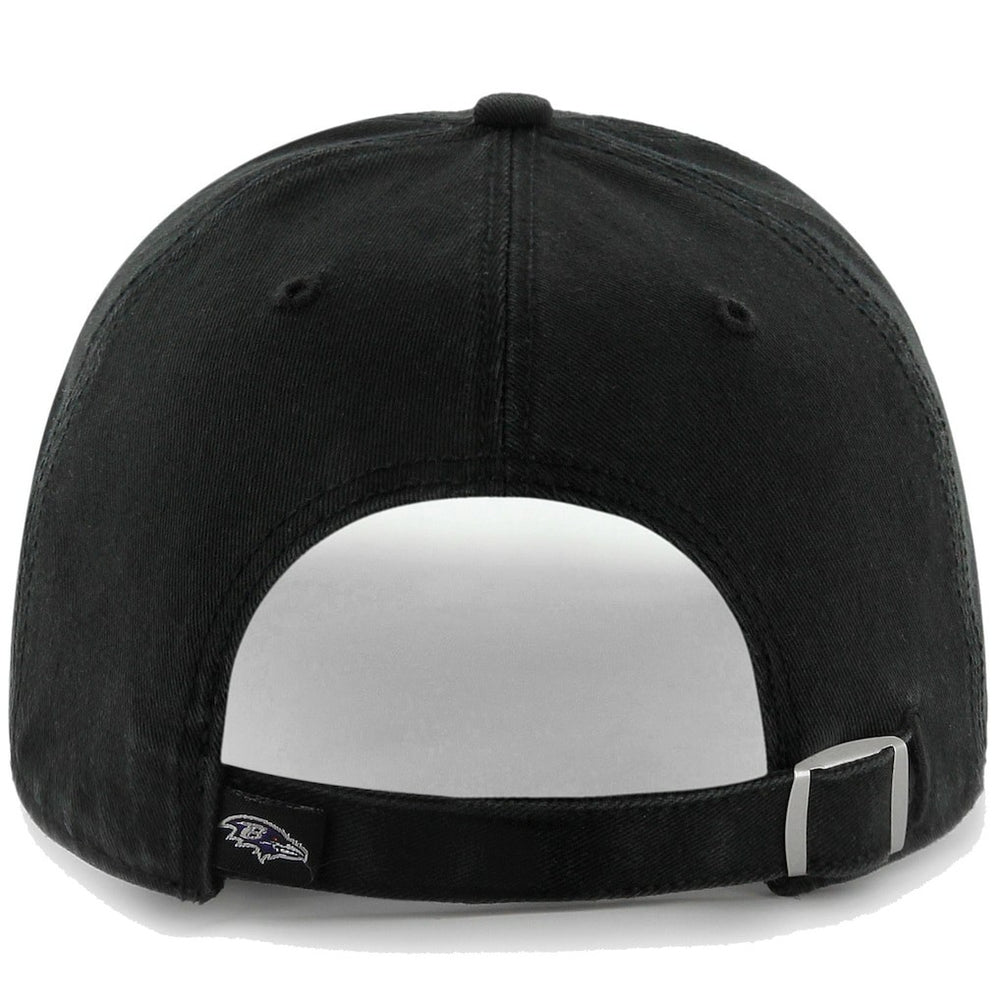 47 Brand Baltimore Ravens Clean Up Adjustable Hat - Black - 47 brand