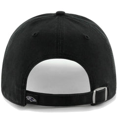 47 Brand Baltimore Ravens Clean Up Adjustable Hat - Black - 47 brand