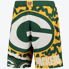 Green Bay Packers Jumbrotron Sublimated Short - Mens - Mitchell & Ness
