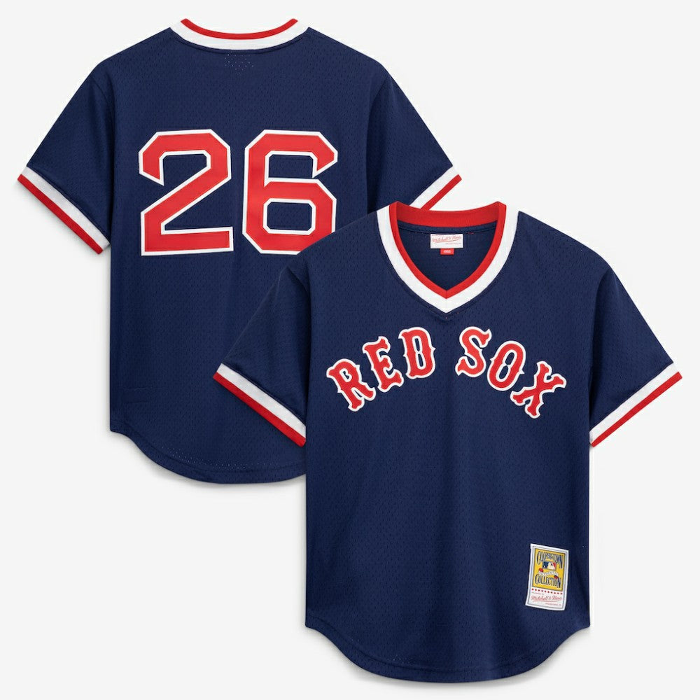 Wade Boggs Boston Red Sox Mitchell & Ness Authentic Batting Practice Jersey Discount