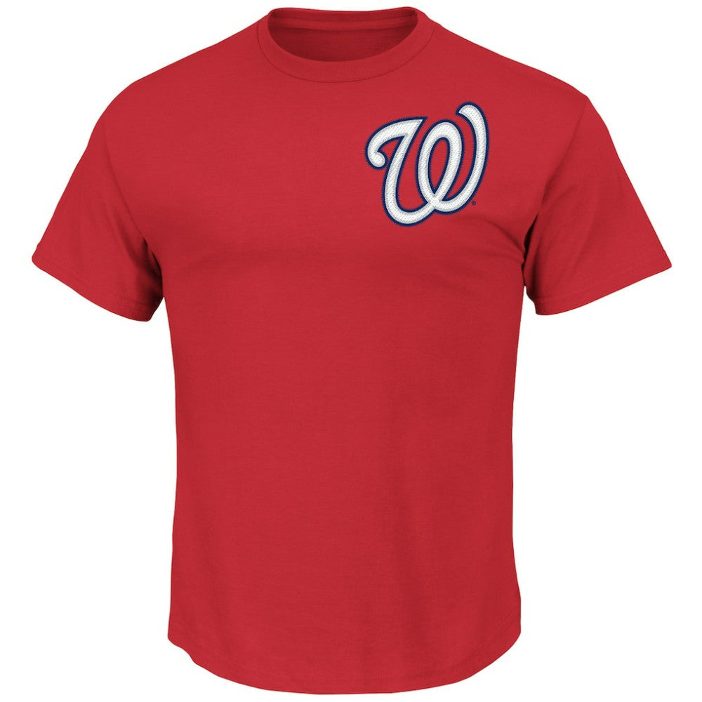 Washington Nationals Majestic New Wordmark T-Shirt Outlet