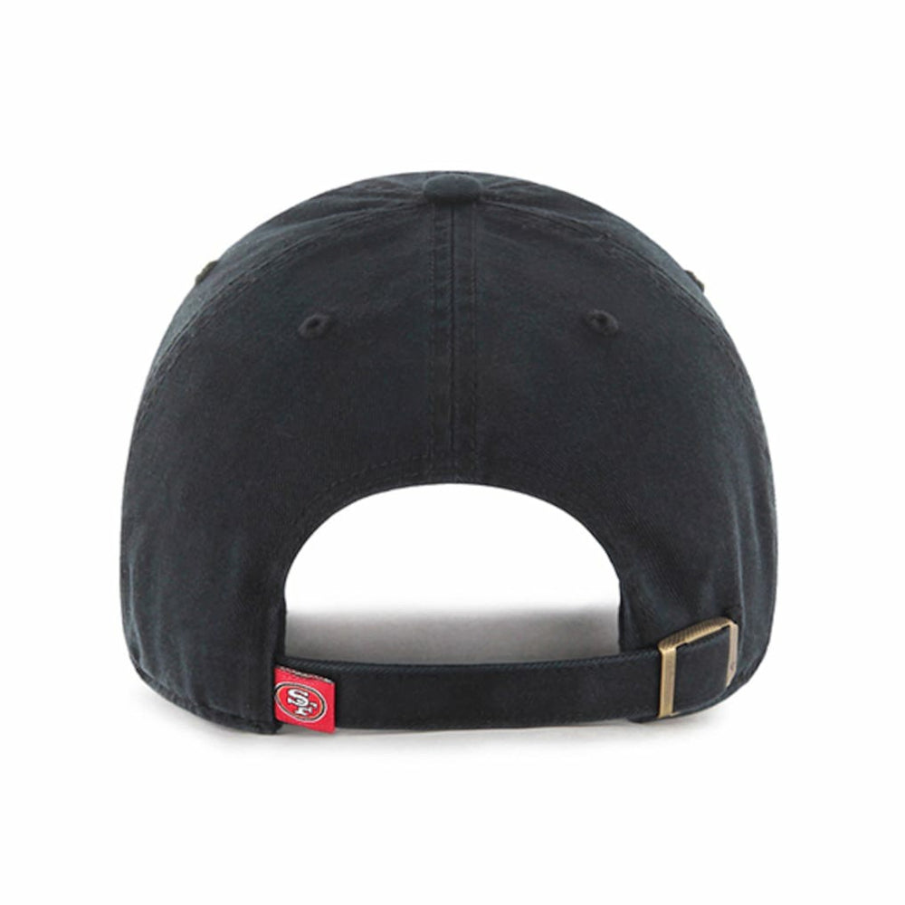 47 Brand San Francisco 49ers Cleanup Basic Adjustable Hat - Black - 47 brand