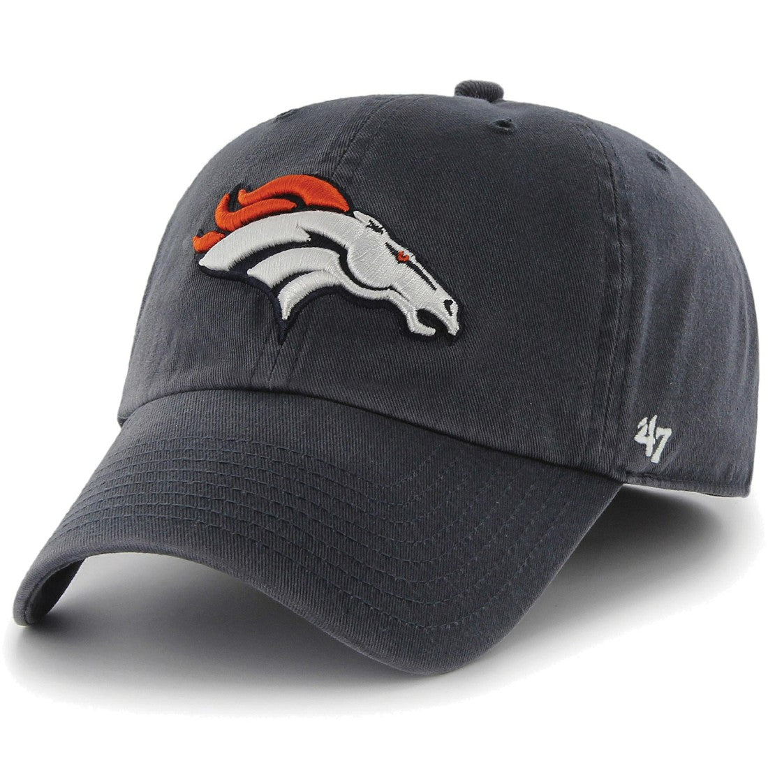 Denver Broncos '47 Brand Cleanup Adjustable Hat - Navy Blue - 47 brand