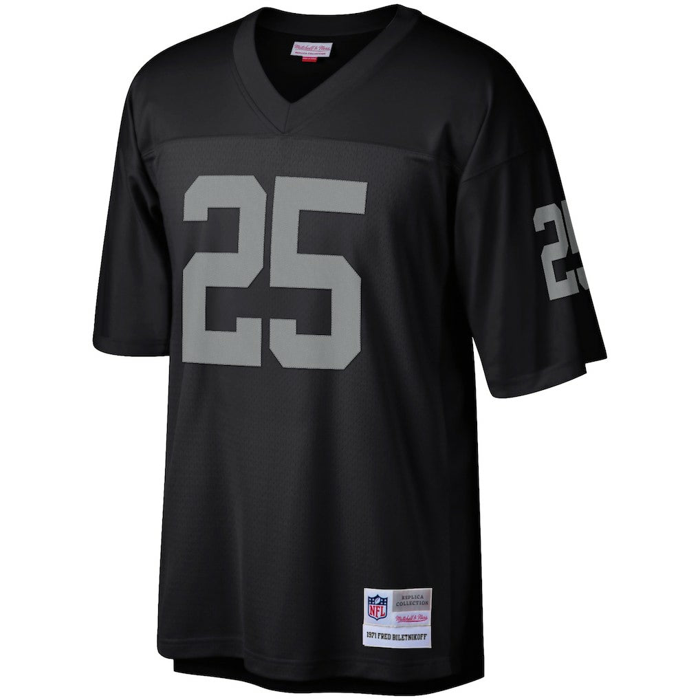 Fred Biletnikoff Las Vegas Raiders Retired Player Legacy Replica Jersey - Black - Mitchell & Ness