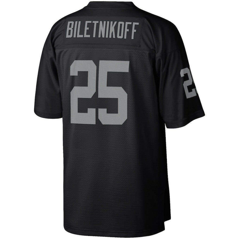 Fred Biletnikoff Las Vegas Raiders Retired Player Legacy Replica Jersey - Black - Mitchell & Ness