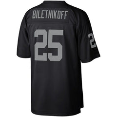 Fred Biletnikoff Las Vegas Raiders Retired Player Legacy Replica Jersey - Black - Mitchell & Ness