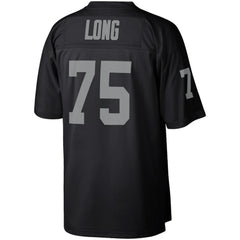 Howie Long Las Vegas Raiders Retired Player Legacy Replica Jersey - Black - Mitchell & Ness