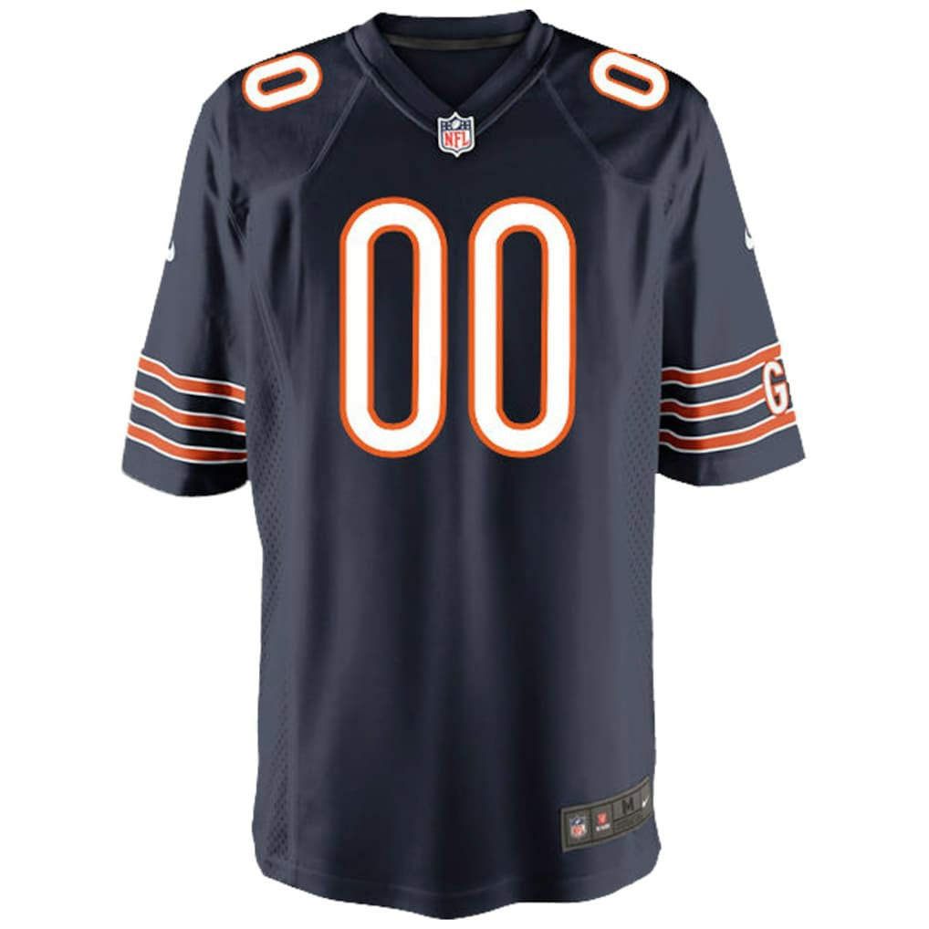 Chicago Bears Youth Custom Game Jersey - Navy - Nike