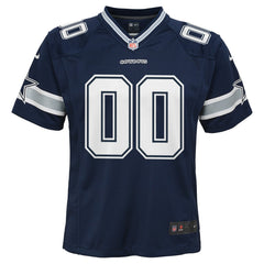 Dallas Cowboys Youth Custom Game Jersey - Navy - Nike