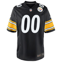 Pittsburgh Steelers Youth Custom Game Jersey - Black - Nike